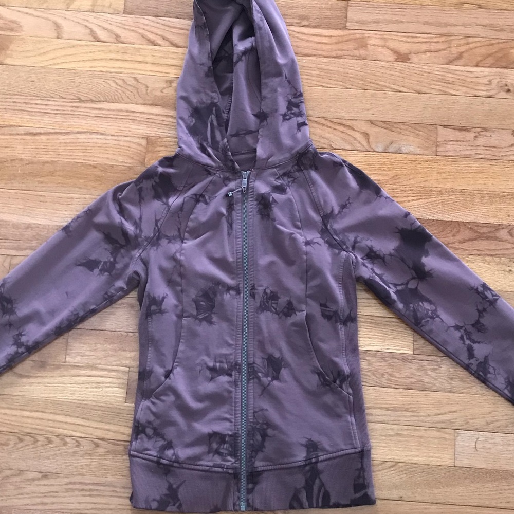 Scuba hoodie shibori